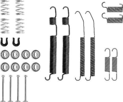 Pagid X0095 - Set accesorii, sabot de frana aaoparts.ro