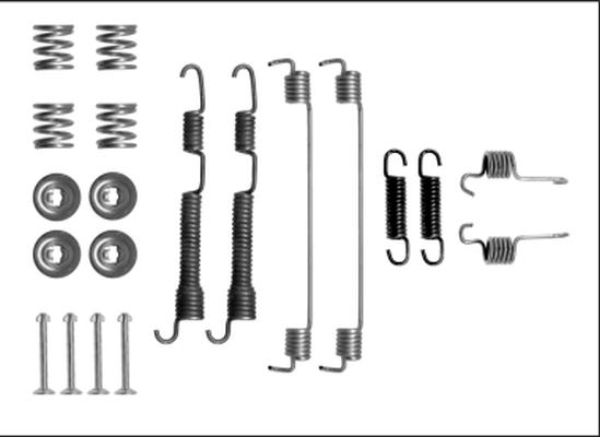 Pagid X0274 - Set accesorii, sabot de frana aaoparts.ro