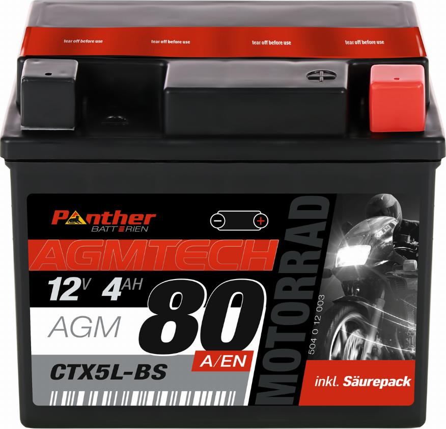 PANTHER MB.5041277 - Baterie de pornire aaoparts.ro