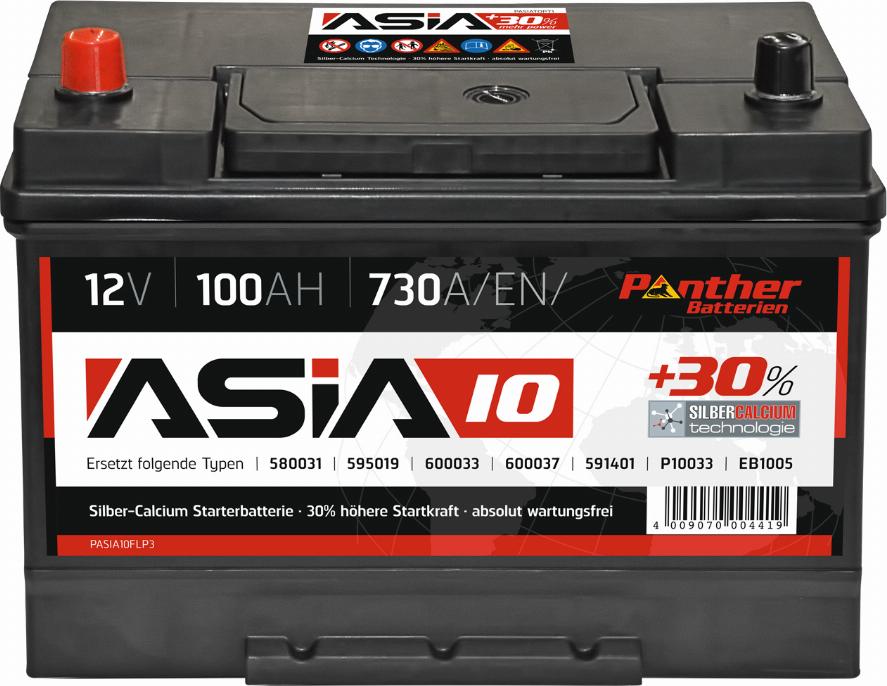 PANTHER SB.ASIA10 - Baterie de pornire aaoparts.ro