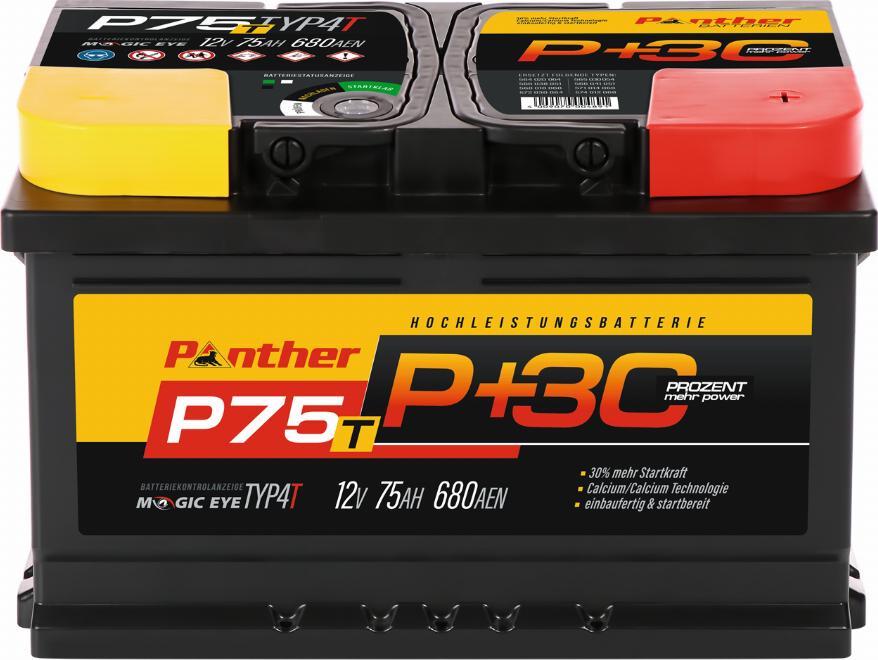 PANTHER SB.P75T - Baterie de pornire aaoparts.ro