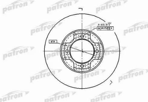Patron PBD1964 - Disc frana aaoparts.ro