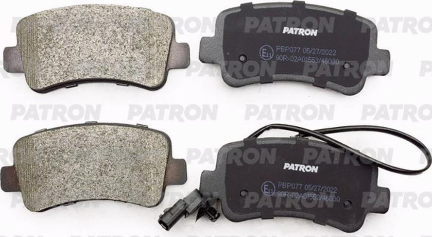 Patron PBP077 - Set placute frana,frana disc aaoparts.ro