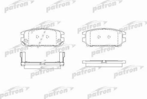 Patron PBP1507 - Set placute frana,frana disc aaoparts.ro
