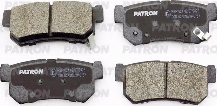 Patron PBP1624 - Set placute frana,frana disc aaoparts.ro