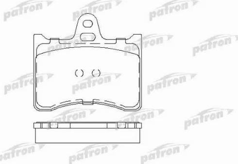 Patron PBP196 - Set placute frana,frana disc aaoparts.ro