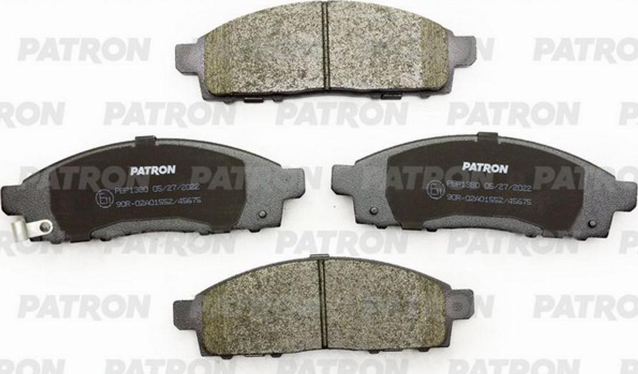 Patron PBP1380 - Set placute frana,frana disc aaoparts.ro