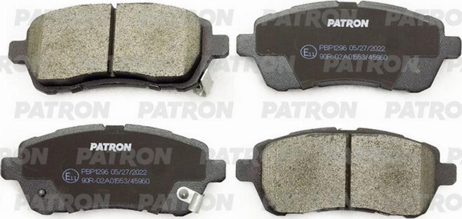 Patron PBP1296 - Set placute frana,frana disc aaoparts.ro