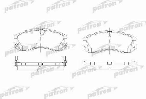 Patron PBP789 - Set placute frana,frana disc aaoparts.ro