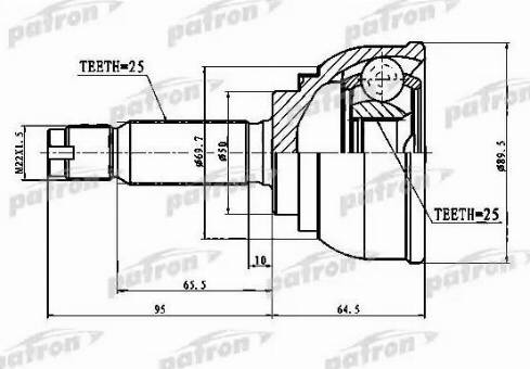 Patron PCV1012 - Set articulatie, planetara aaoparts.ro