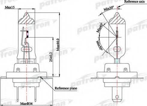 Patron PLH7-12/55 - Bec, far pentru viraje aaoparts.ro