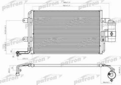 Patron PRS1069 - Condensator, climatizare aaoparts.ro