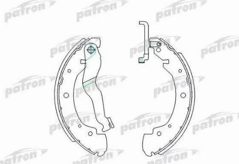Patron PSP428 - Set saboti frana aaoparts.ro