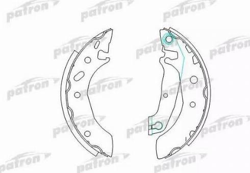 Patron PSP543 - Set saboti frana aaoparts.ro