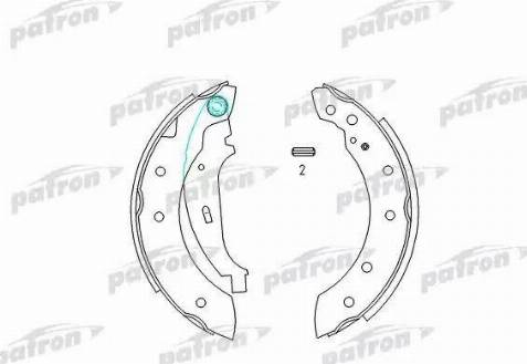 Patron PSP519 - Set saboti frana aaoparts.ro