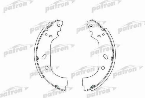 Patron PSP535 - Set saboti frana aaoparts.ro