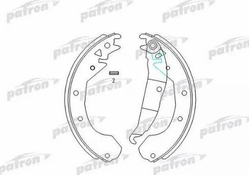 Patron PSP199 - Set saboti frana aaoparts.ro