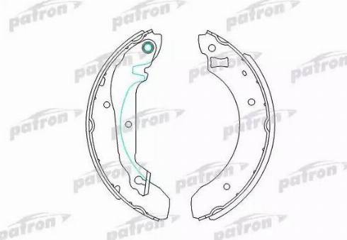 Patron PSP176 - Set saboti frana aaoparts.ro