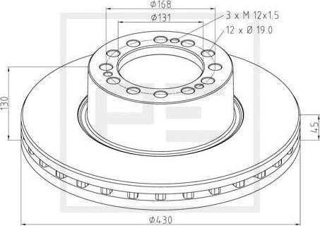 Sampa 075.118 - Disc frana aaoparts.ro