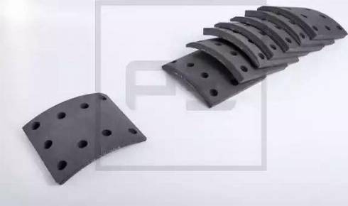 PE Automotive 08610020A - Set garnituri de frictiune, frana tambur aaoparts.ro