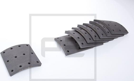 PE Automotive 08611900A - Set garnituri de frictiune, frana tambur aaoparts.ro