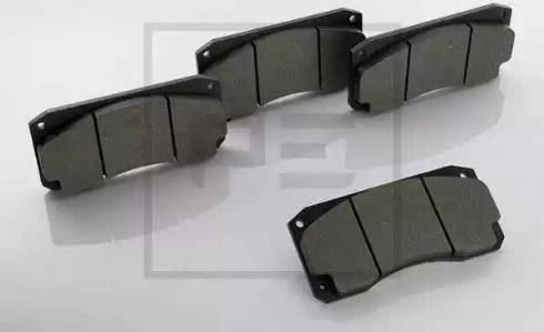 PE Automotive 086.309-00A - Set placute frana,frana disc aaoparts.ro