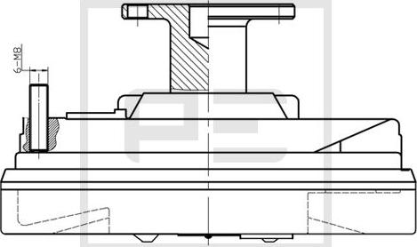 PE Automotive 030.189-00A - Cupla, ventilator radiator aaoparts.ro