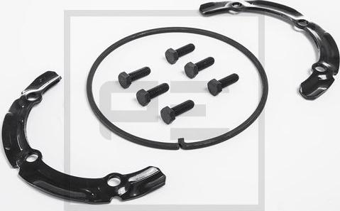 PE Automotive 146.231-00A - Set accesorii, disc frana aaoparts.ro