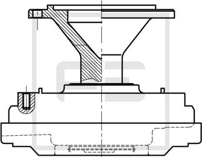 PE Automotive 100.240-00A - Cupla, ventilator radiator aaoparts.ro