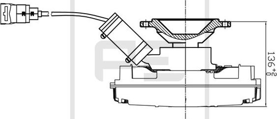 PE Automotive 100.239-00A - Cupla, ventilator radiator aaoparts.ro