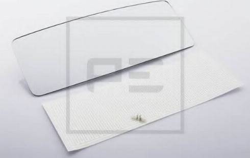 PE Automotive 25800100A - Sticla oglinda, oglinda retrovizoare exterioara aaoparts.ro