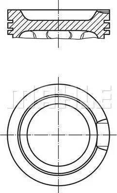 PERFECT CIRCLE 56038881 - Piston aaoparts.ro