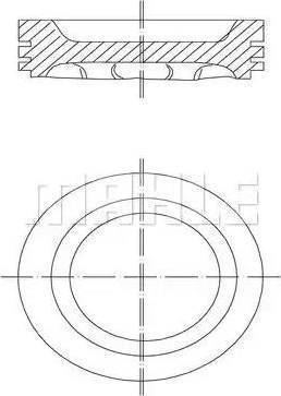 PERFECT CIRCLE 59805280 - Piston aaoparts.ro