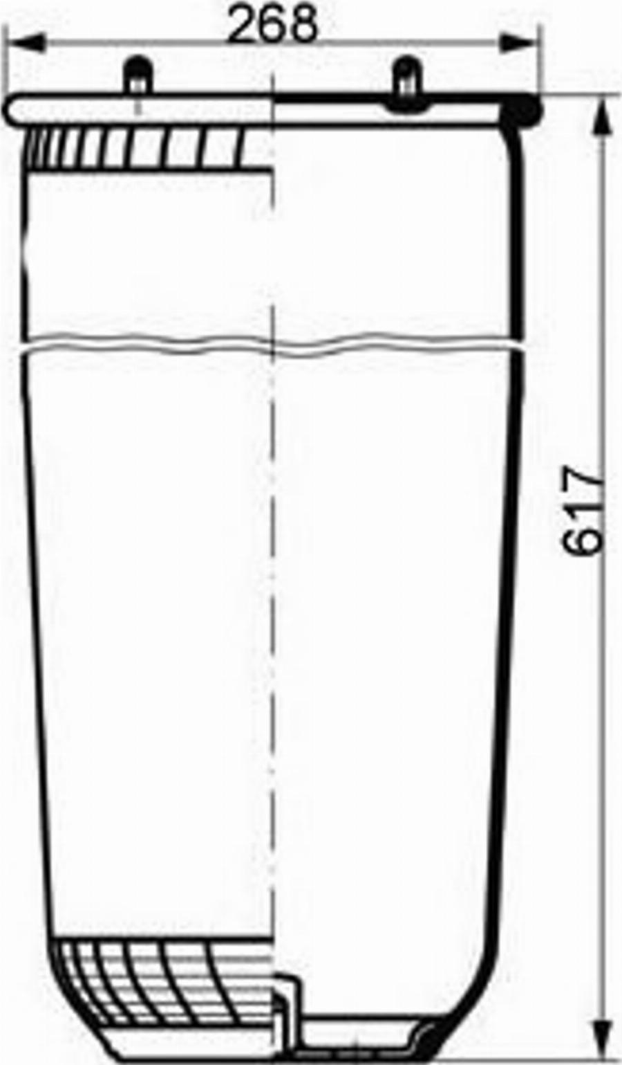 PE Automotive 08411911A - Burduf, suspensie pneumatica aaoparts.ro