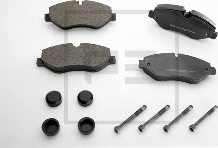 PE Automotive 08632500A - Set placute frana,frana disc aaoparts.ro
