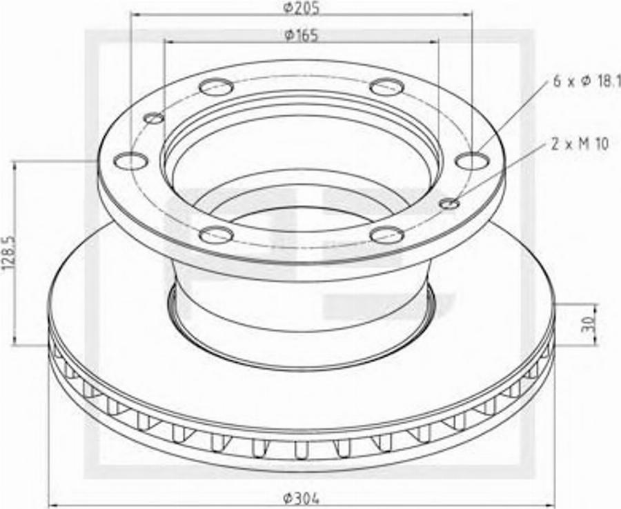 PETERS 026.651-10A - --- aaoparts.ro