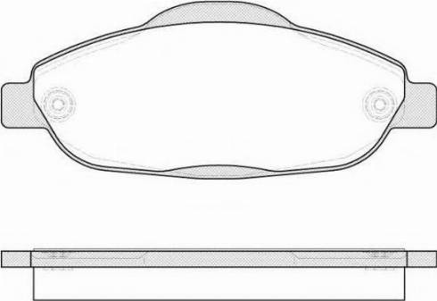 PEUGEOT 4253 93 - Set placute frana,frana disc aaoparts.ro