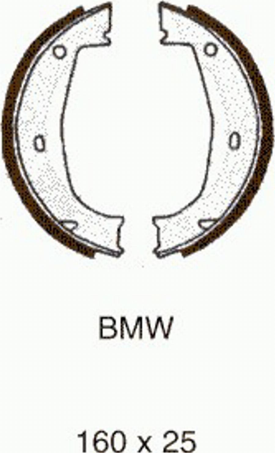 Pex 6.130 - Set saboti frana, frana de mana aaoparts.ro