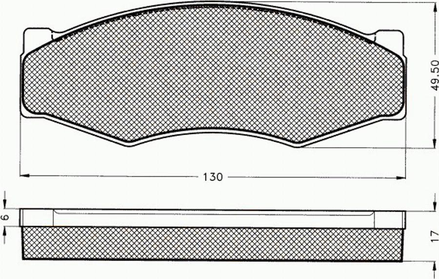 Pex 7082 - Set placute frana,frana disc aaoparts.ro
