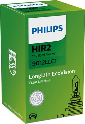 PHILIPS 9012LLC1 - Bec, far faza lunga aaoparts.ro