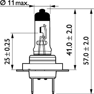 PHILIPS 13972MDB1 - Bec, far faza lunga aaoparts.ro