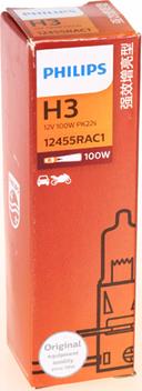 PHILIPS 12455RAC1 - Bec, far faza lunga aaoparts.ro
