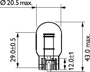 PHILIPS 12066B2 - Bec, semnalizator aaoparts.ro