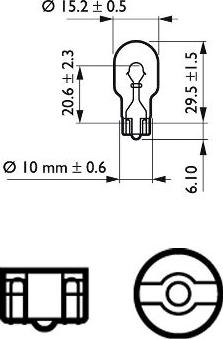 PHILIPS 12067CP - Bec, semnalizator aaoparts.ro