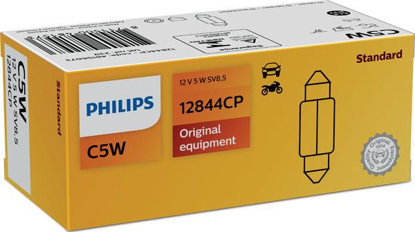 PHILIPS 12844CP - Bec, iluminare numar circulatie aaoparts.ro