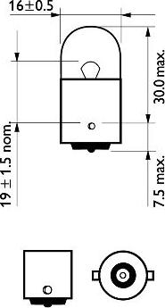 PHILIPS 12814CP - Bec, semnalizator aaoparts.ro