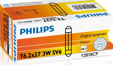 PHILIPS 12818CP - Bec, lumini interioare aaoparts.ro