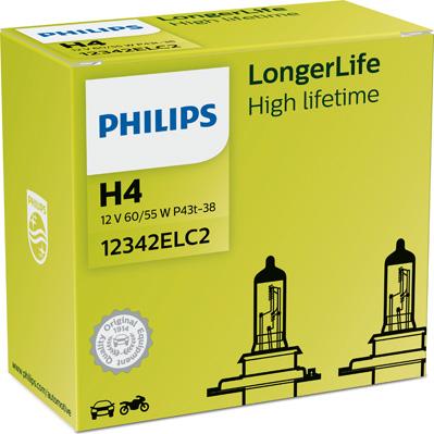 PHILIPS 12342ELC2 - Bec, far faza lunga aaoparts.ro