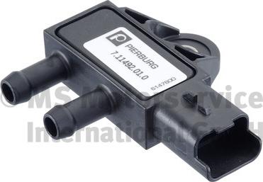 Pierburg 7.11492.01.0 - Senzor, presiune gaze evacuare aaoparts.ro