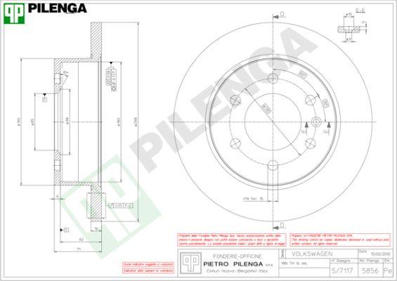 Pilenga 5856 - Disc frana aaoparts.ro